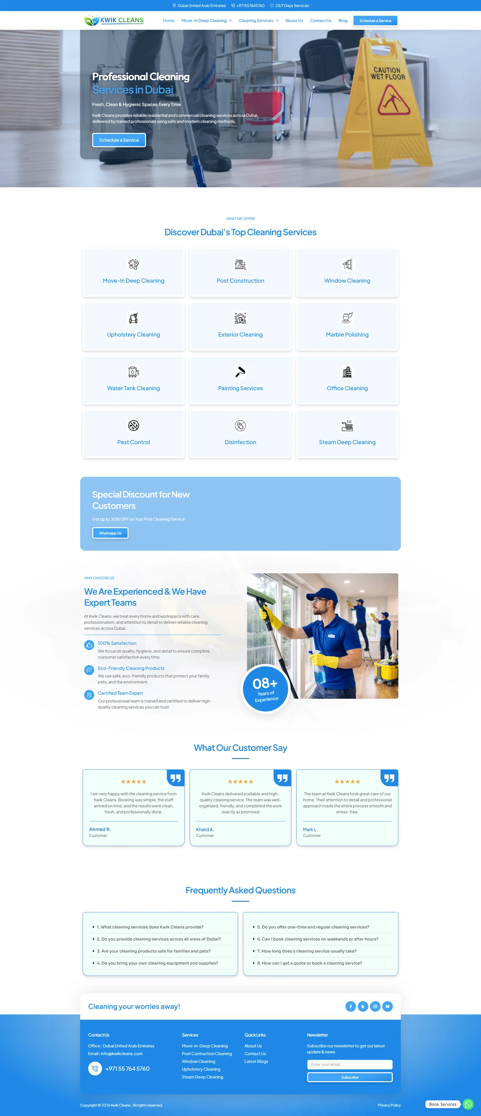 Website design project preview 13