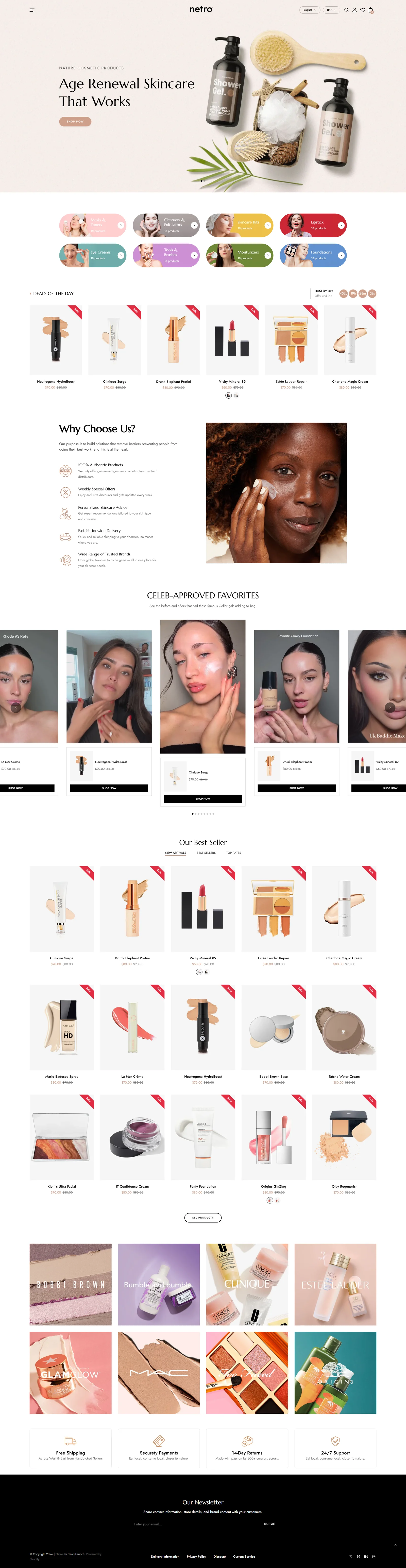 Website design project preview 16