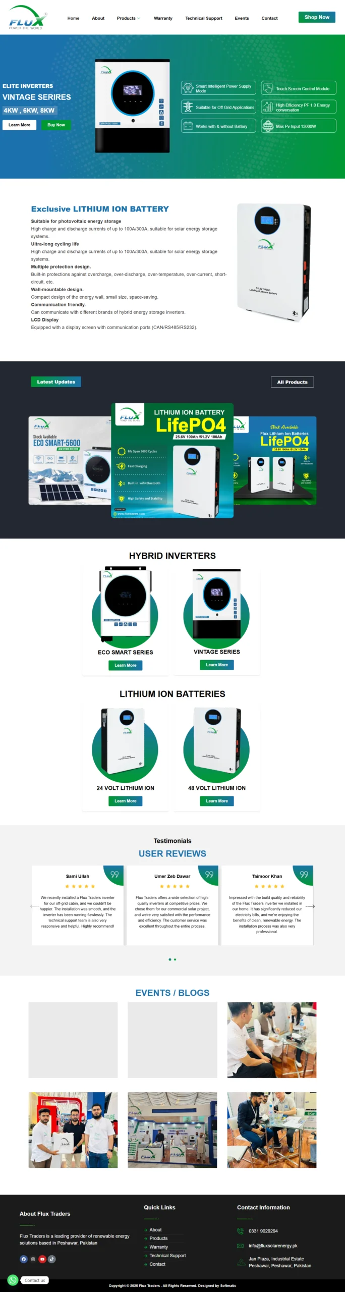 Website design project preview 03